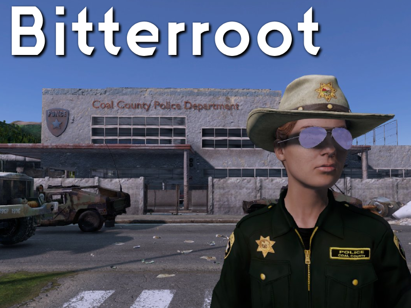 Bitterroot map logo