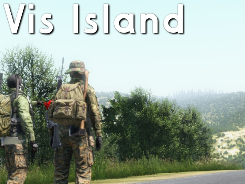 Vis Island map logo